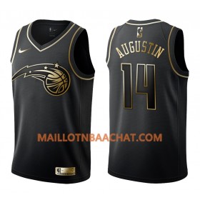 Maillot NBA Orlando Magic D.J. Augustin 14 Nike Noir Golden Edition Swingman - Homme